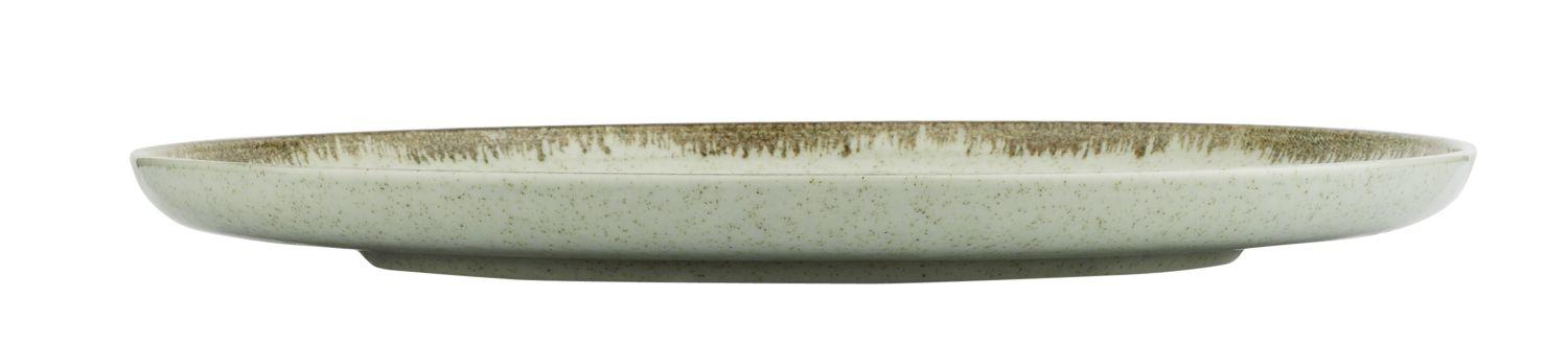 Servierplatte Porzellan Sonora Grün ca. 22x32 cm, Oval - Grün, MODERN, Keramik (22/32cm) - James Wood
