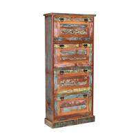 SCHUHSCHRANK Multicolor B: 65cm - Multicolor, Design, Holz (65/145/25cm) - MID.YOU