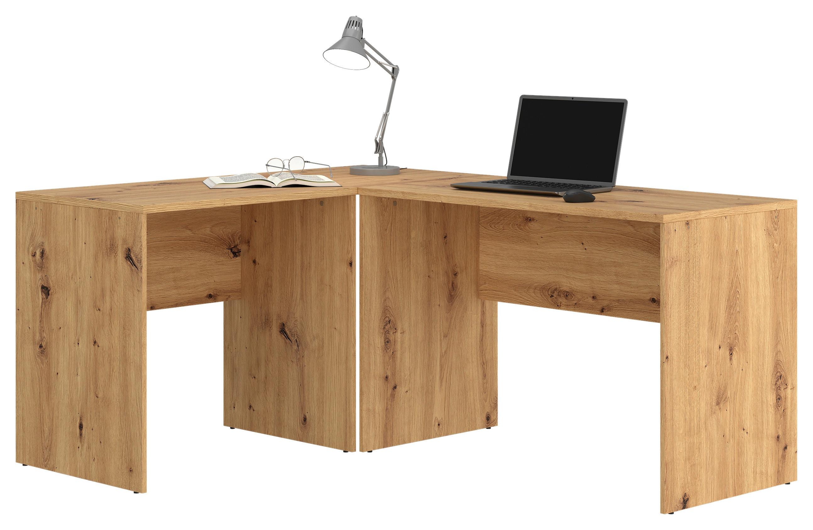 Schreibtisch 4-you New Eiche Artisan - Eiche Artisan, Trend, Holzwerkstoff (115/78,5/59cm)