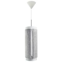 Hängeleuchte Zipstar 110 Large Grau B: 19 Cm - Grau, Basics, Kunststoff/Textil (19/19/52cm) - Kayoom