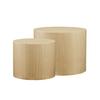 Couchtischset 2-teilig Eichefarben - Eichefarben, Design, Holzwerkstoff (48-38/48-38/38-32cm) - Livetastic