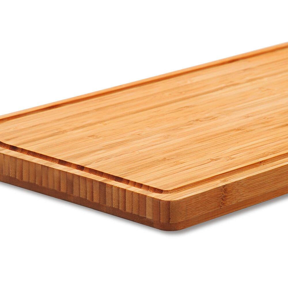 Schneidebrett Hellbraun L: 45 cm - Hellbraun, Basics, Naturmaterialien (45/27/3cm) - Kesper