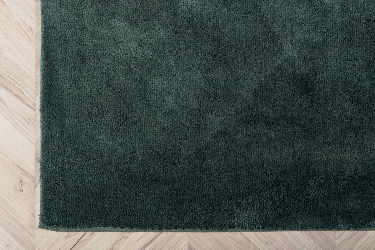 Hochflorteppich undra - Dunkelgrün/Grün, LIFESTYLE, Textil (170/240cm) - P & B