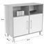 Komód Box - Tölgyfa/Fehér, modern, Faalapú anyag (98/85/40cm) Komód Box - Tölgyfa/Fehér, modern, Faalapú anyag (98/85/40cm)