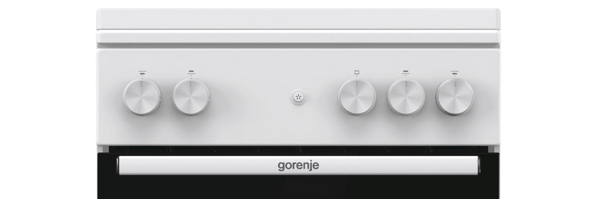 Herd Gg5a14wj - Weiß, Trend, Glas/Kunststoff (50/85/60cm) - Gorenje