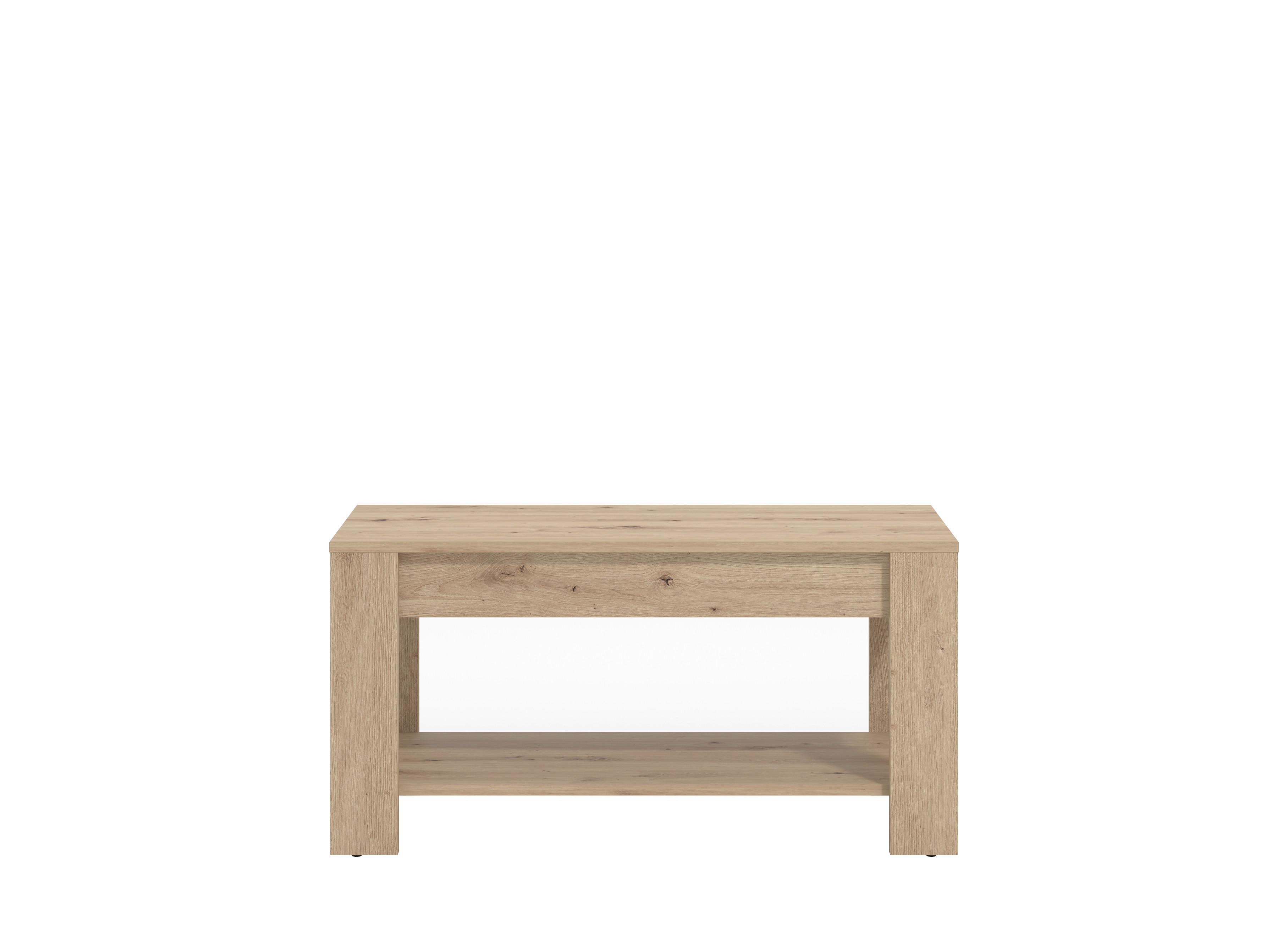 Dohányzóasztal Clent - Artisan tölgy, Modern, faalapú anyag (90/45,5/49,5cm)