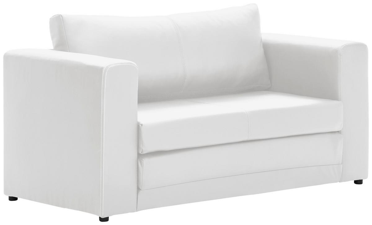 2-sitzer-sofa Mit Schlaffunktion Lisa B: 150 Cm - Schwarz/Weiß, Design, Textil (150/78/70cm) - MID.YOU