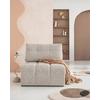 Sofaelement Lulu Taupe B: 96cm - Taupe/Schwarz, Design, Textil (96/94/96cm) - MID.YOU