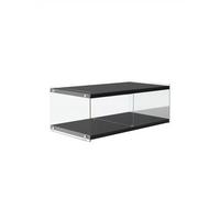 Beistelltisch Elementary Schwarz L: 120 Cm - Schwarz, Design, Glas/Holz (120/45/60cm) - Kayoom