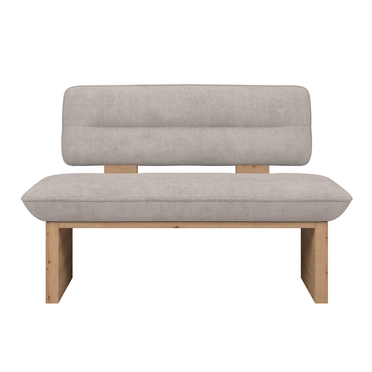 SITZBANK BELUNA II - Eichefarben/Beige, KONVENTIONELL, Holzwerkstoff/Textil (120/87/67cm) - James Wood