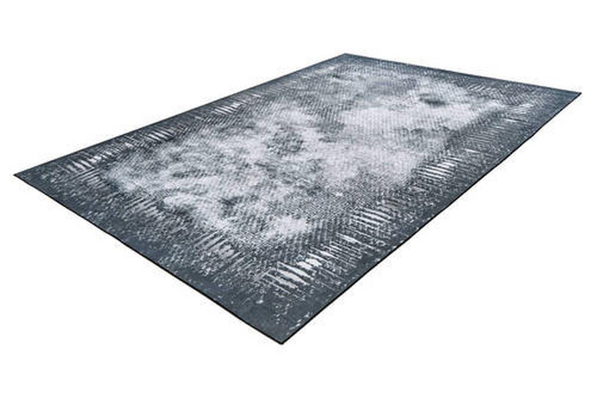 Flachwebteppich My Tampa 132 - Grau, Design, Textil (80/150cm) - Obsession