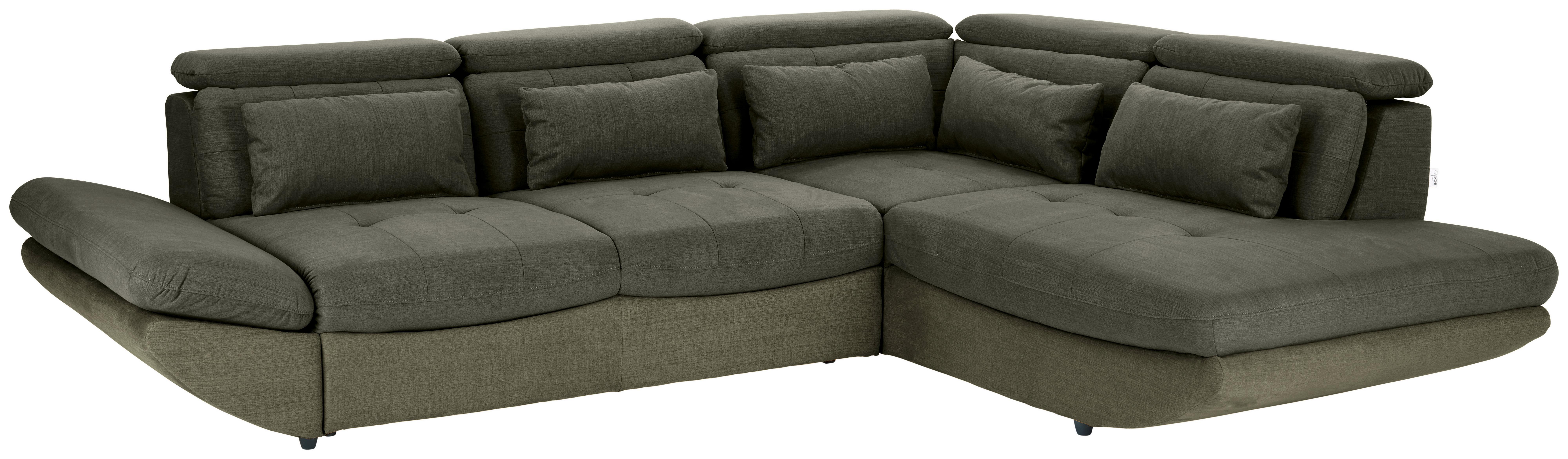 SEDACÍ SOUPRAVA PARK - černá/světle zelená, Moderní, textil/plast (311/233cm) - Luca Bessoni