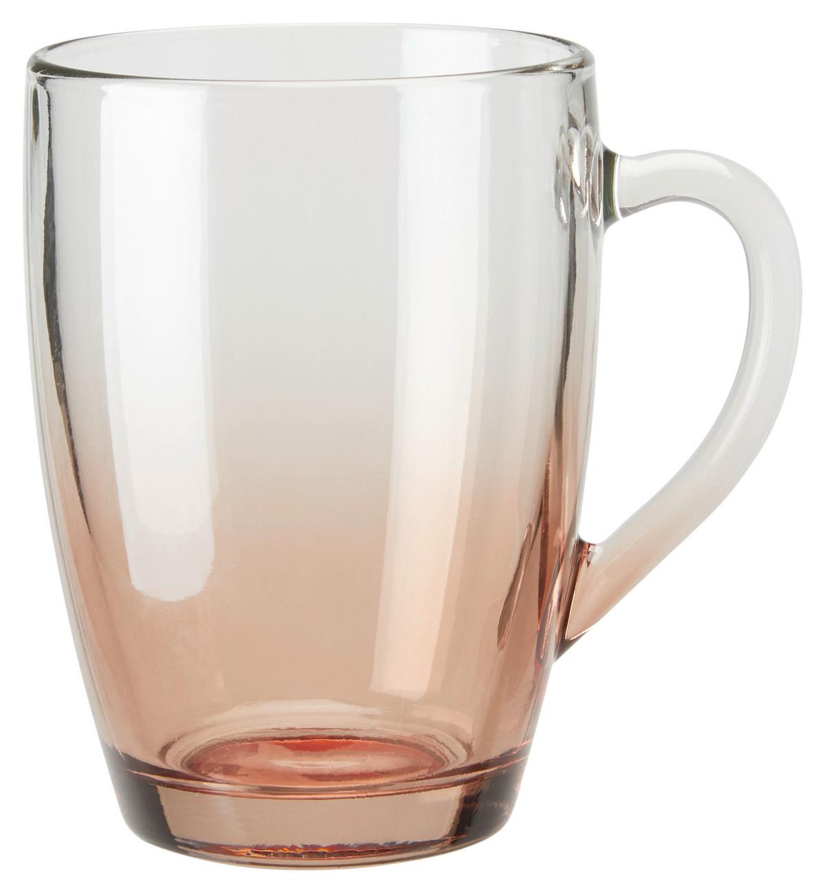 Teeglas Hitzebeständig Maude, ca. 375 ml - Lila/Orange, Glas (8,2/11,5cm) - Luca Bessoni