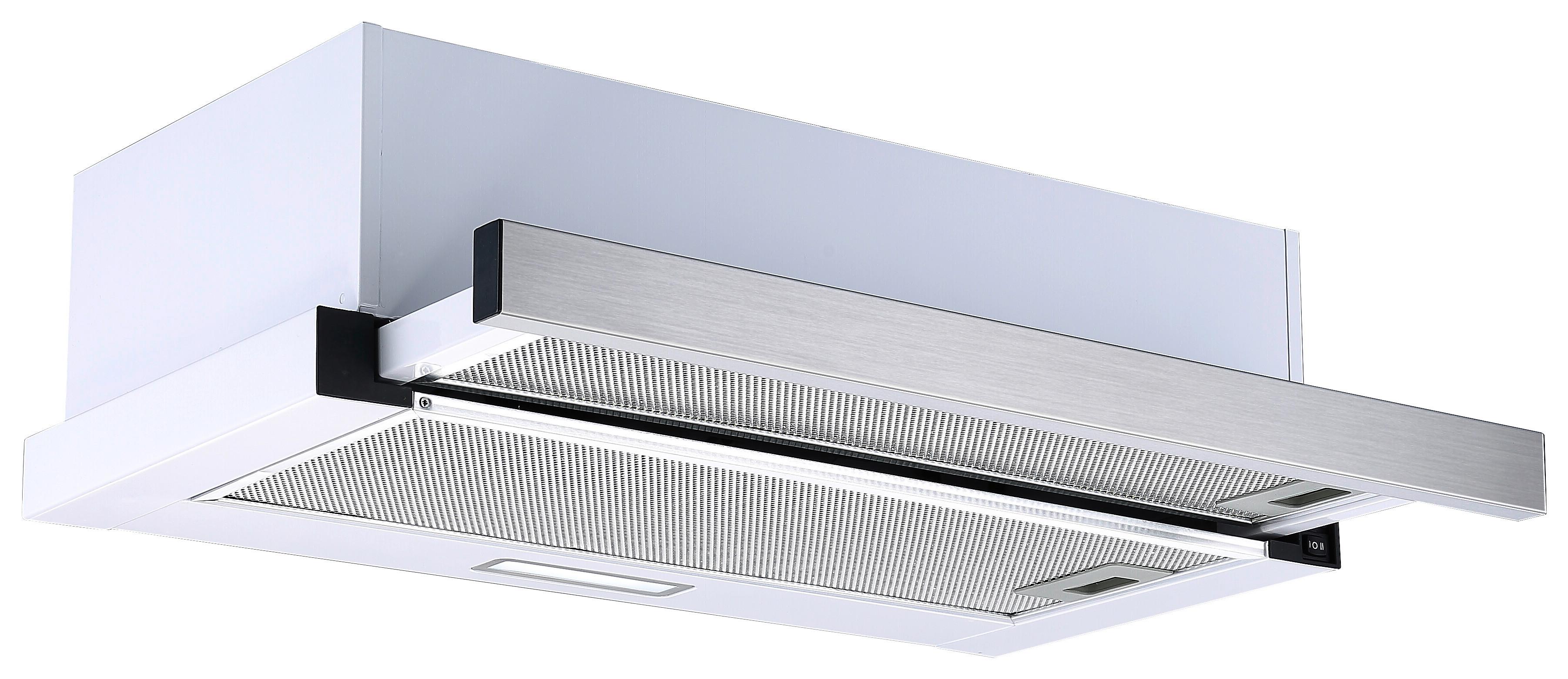 Dunstabzugshaube Tessa Edelstahlfarben B: 60 cm, Led - Edelstahlfarben, Trend, Metall (60/19,3/43cm) - Respekta