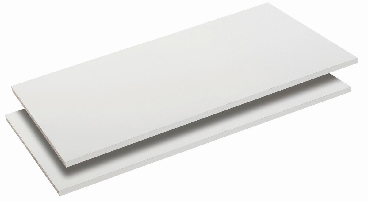 Einlegebodenset Penta4/Viktor4/Royal4 - Weiß, MODERN, Holz (105/2,2/46,5cm)