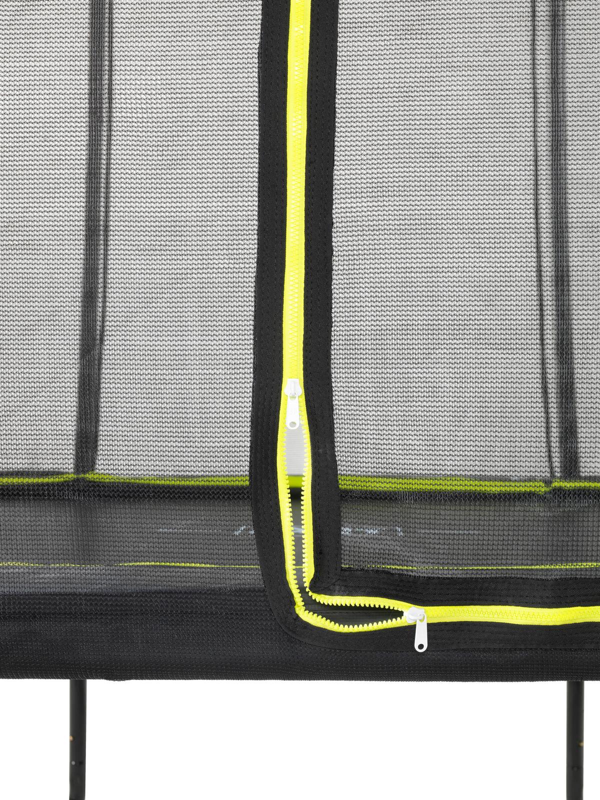 Trampolin Ø 427 cm Mit Sicherheitsnetz Exit Silhouete - Schwarz, KONVENTIONELL, Kunststoff/Metall (427/269cm) - EXIT Toys