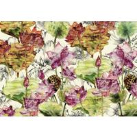 Vliestapete Lotus - Natur (368/248cm)