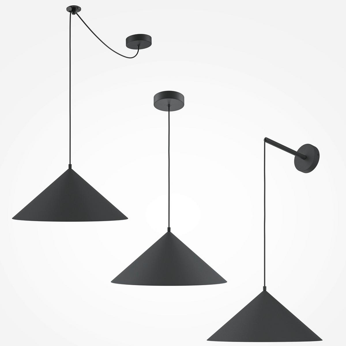 Pendelleuchte Basic Colors - Schwarz, MODERN, Metall (15,5/35/38cm) - MAYTONI