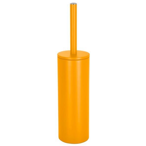 Wc-bürstengarnitur Akira Stehend Metall - Currygelb, Basics, Metall (9,5/40cm)