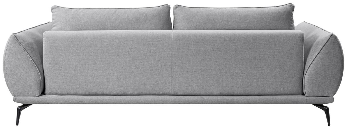 3-Sitzer-Sofa Cavo, Grau B: 249 cm - Creme/Schwarz, MODERN, Textil (249/86/118cm) - MID.YOU