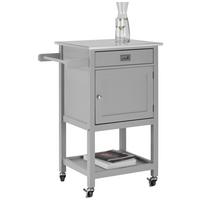 Servírovací vozík Hendrik - šedá/světle šedá, Moderní, kov/dřevo (65/91,5/45cm) - Bessagi Home