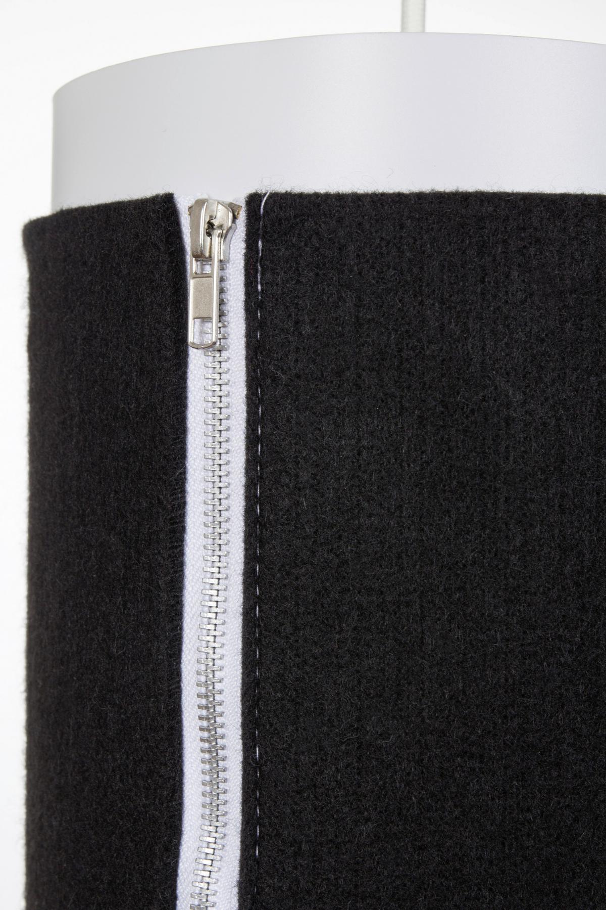 Hängeleuchte Zipstar 110 Medium Anthrazit B:15,5cm - Anthrazit, Basics, Kunststoff/Textil (15,5/15,5/40,6cm) - Kayoom