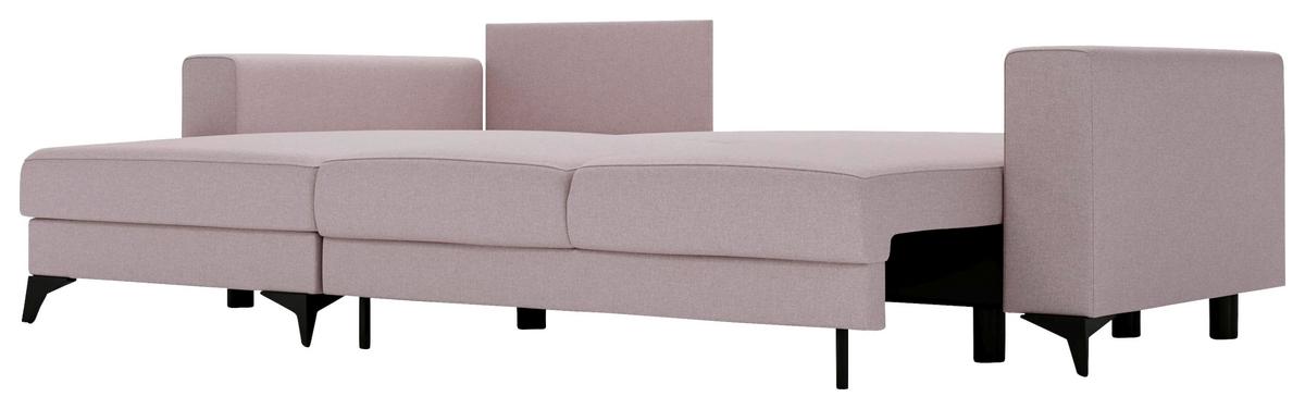 Harvey Rosa S: 156x244 cm - Schwarz/Rosa, Design, Textil (156/244cm) - Livetastic