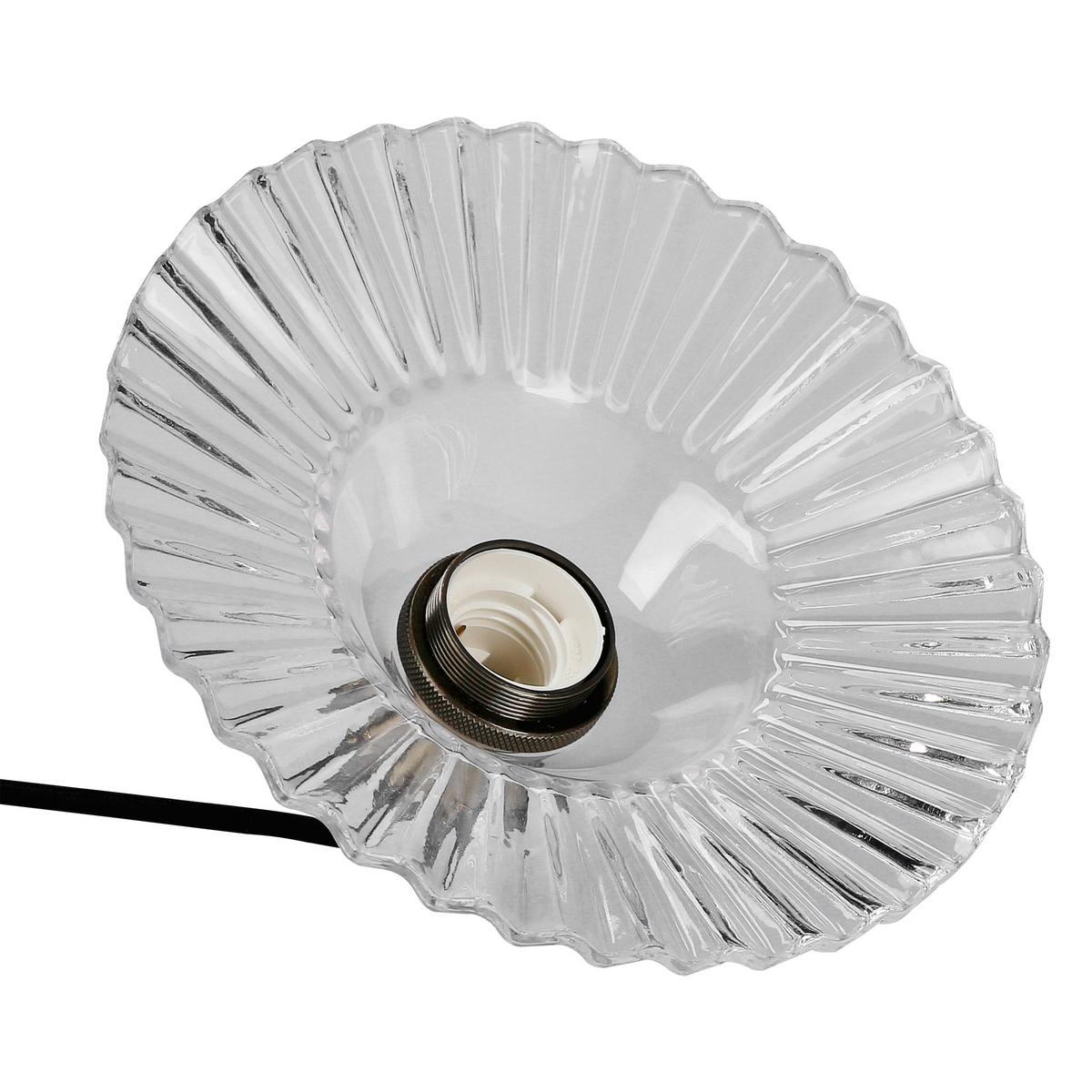 Pendelleuchte 50101273 Geneva - Schwarz, KONVENTIONELL, Glas/Metall (21.5/21.5/90cm)