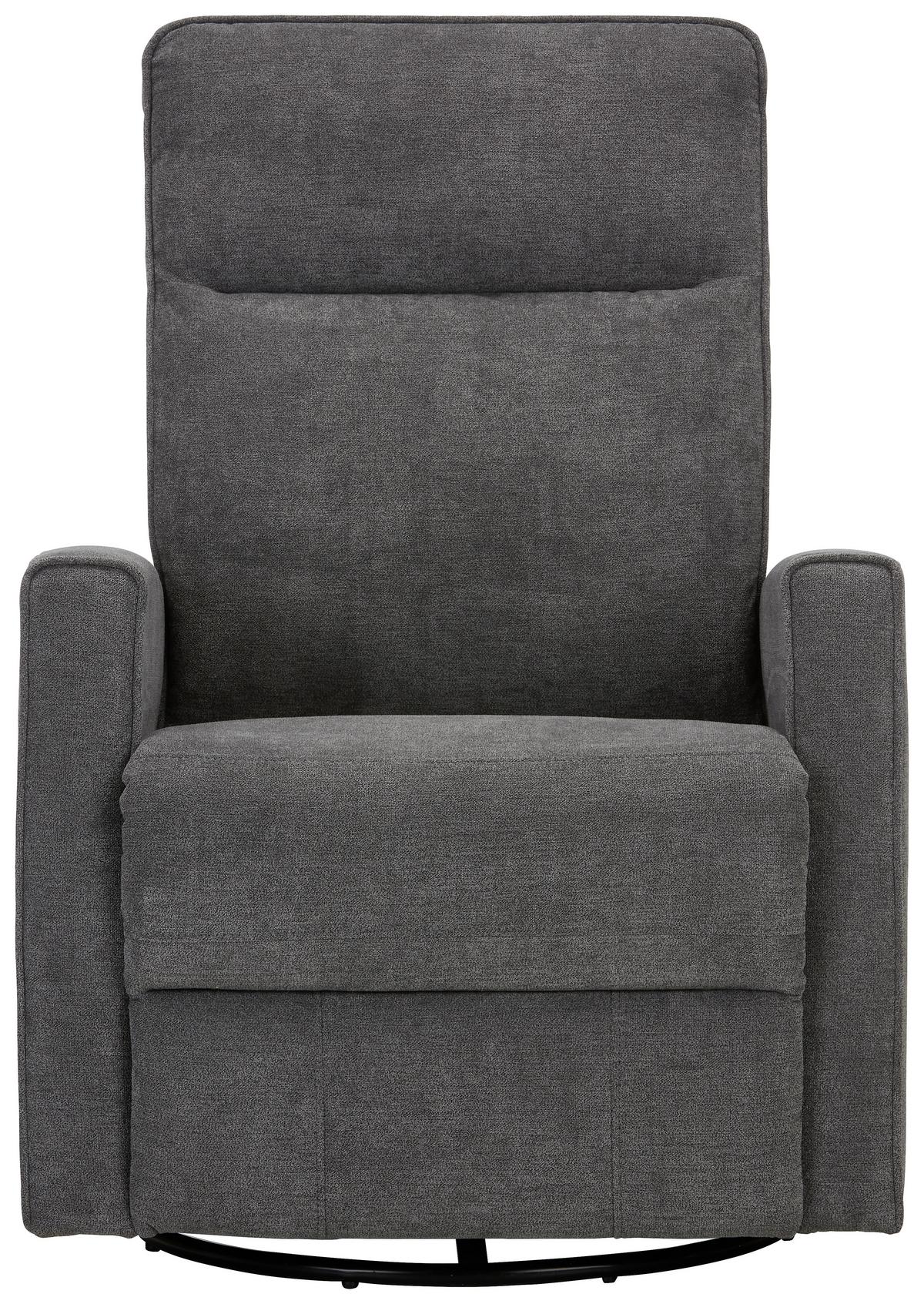 RELAXAČNÍ KŘESLO MELINDA - šedá/černá, Moderní, kov/textil (76/103/93cm) - Mömax