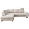 Eckschlafsofa Positano. Beige S: 206x261 Cm - Wildeiche/Beige, MODERN, Textil (206/261cm) - Livetastic