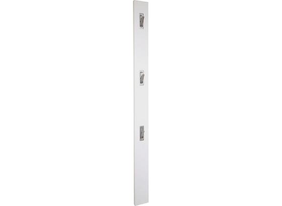 Šatní Lišta Enzo - bílá, Moderní, dřevěný materiál (12/175/2,8cm) Šatní Lišta Enzo - bílá, Moderní, dřevěný materiál (12/175/2,8cm)