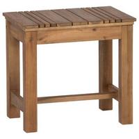 Gartenhocker Echtholz Akaziefarben - Akaziefarben, KONVENTIONELL, Holz (33/45/50cm) - Siena Garden