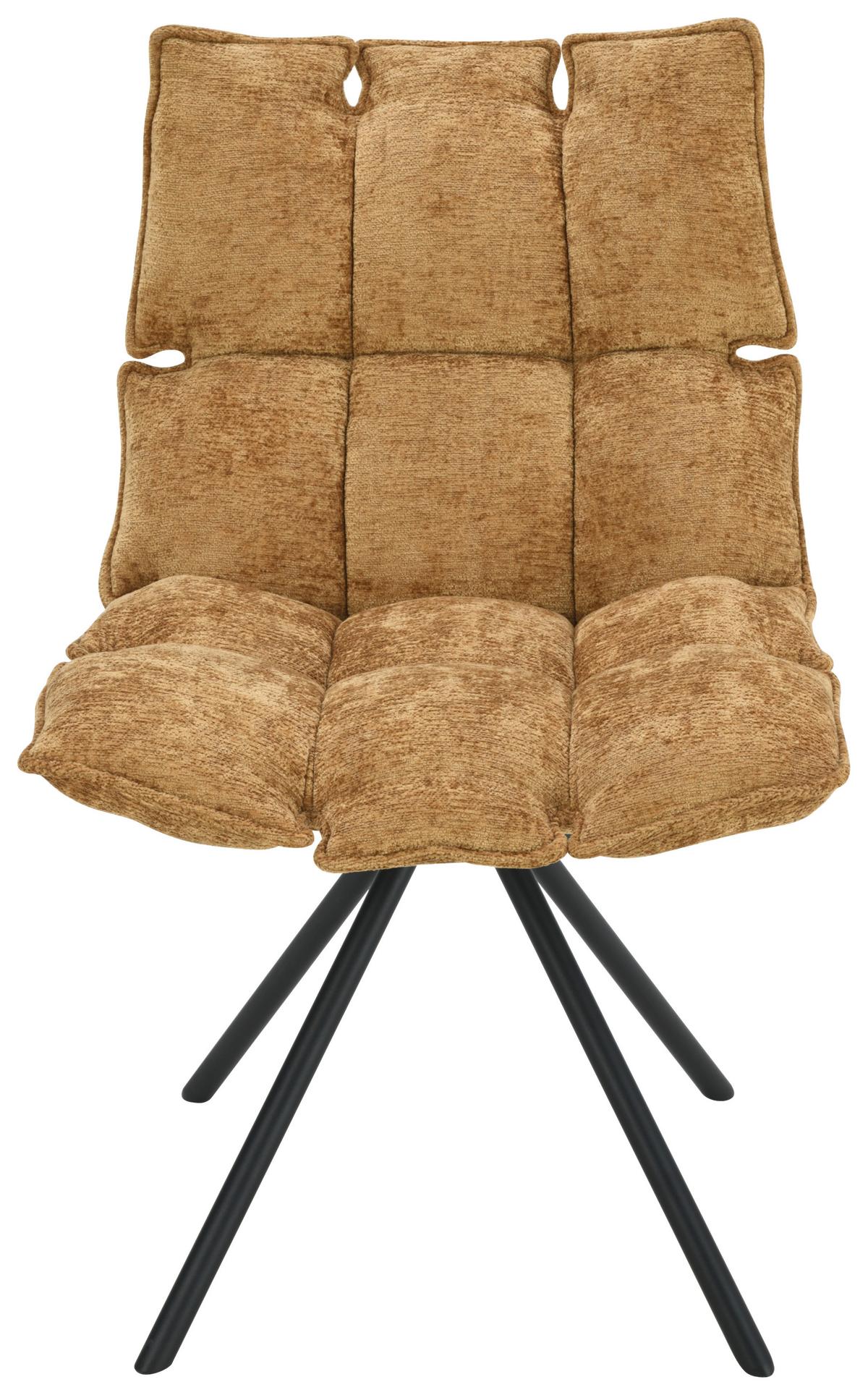 STOLIČKA CARLA - čierna/zlatá, Trend, kov/drevo (57/86/66cm) - Mömax