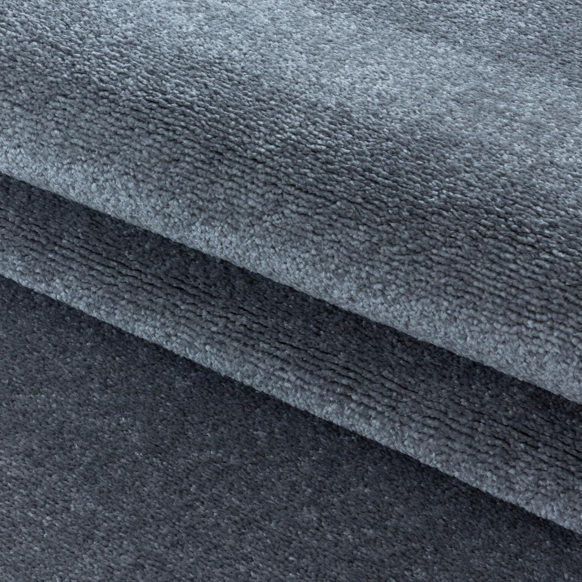 Hochflor Teppich Silberfarben Rio 80x150 Cm - Silberfarben, Basics, Textil (80/150cm)