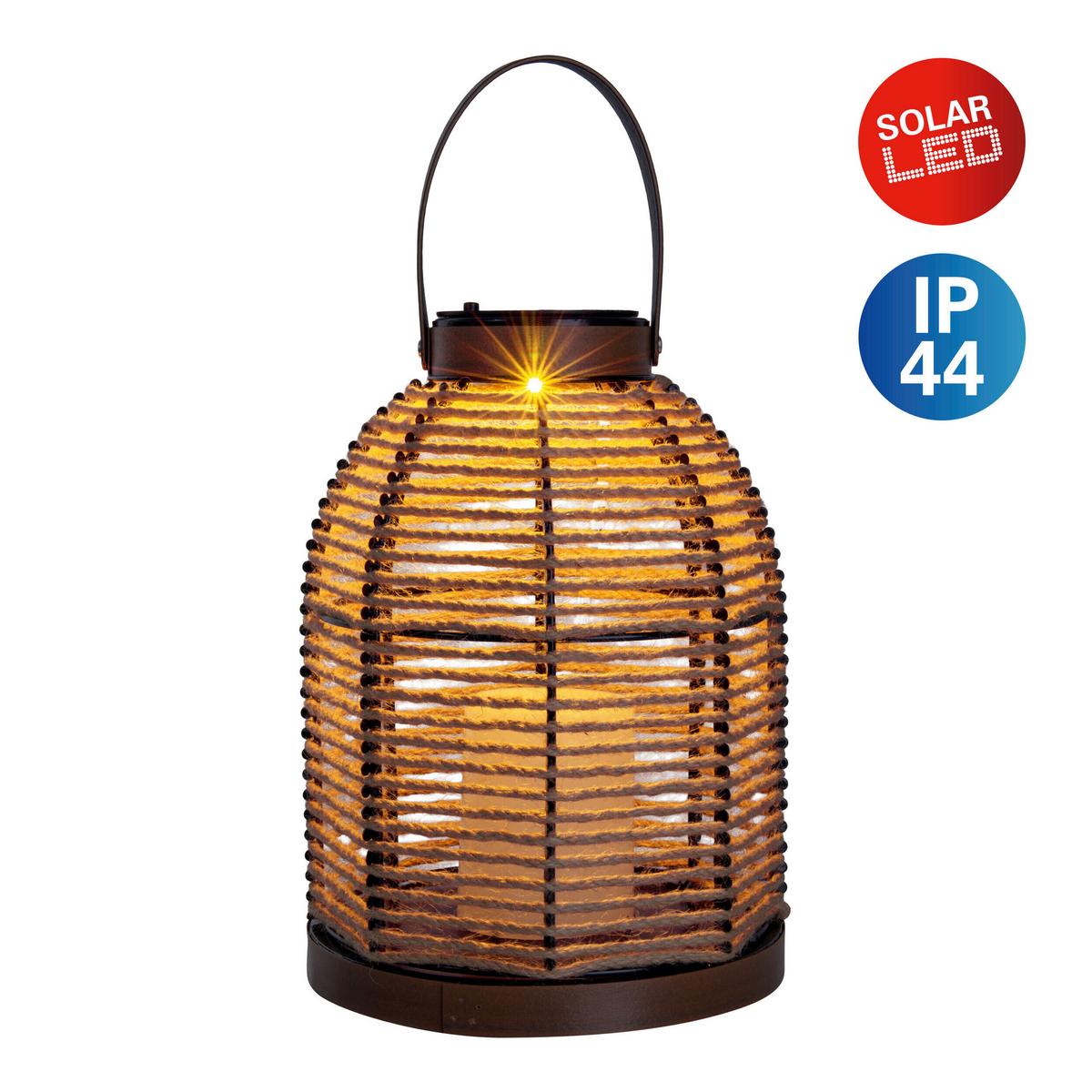 Solarleuchte 5292627 - Naturfarben, Natur, Kunststoff/Metall (21/21/29cm) - Näve