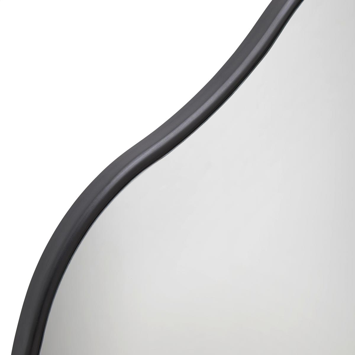 ZRKADLO TIARA - čierna, Modern, kompozitné drevo/sklo (50/120/2,3cm) - Mömax