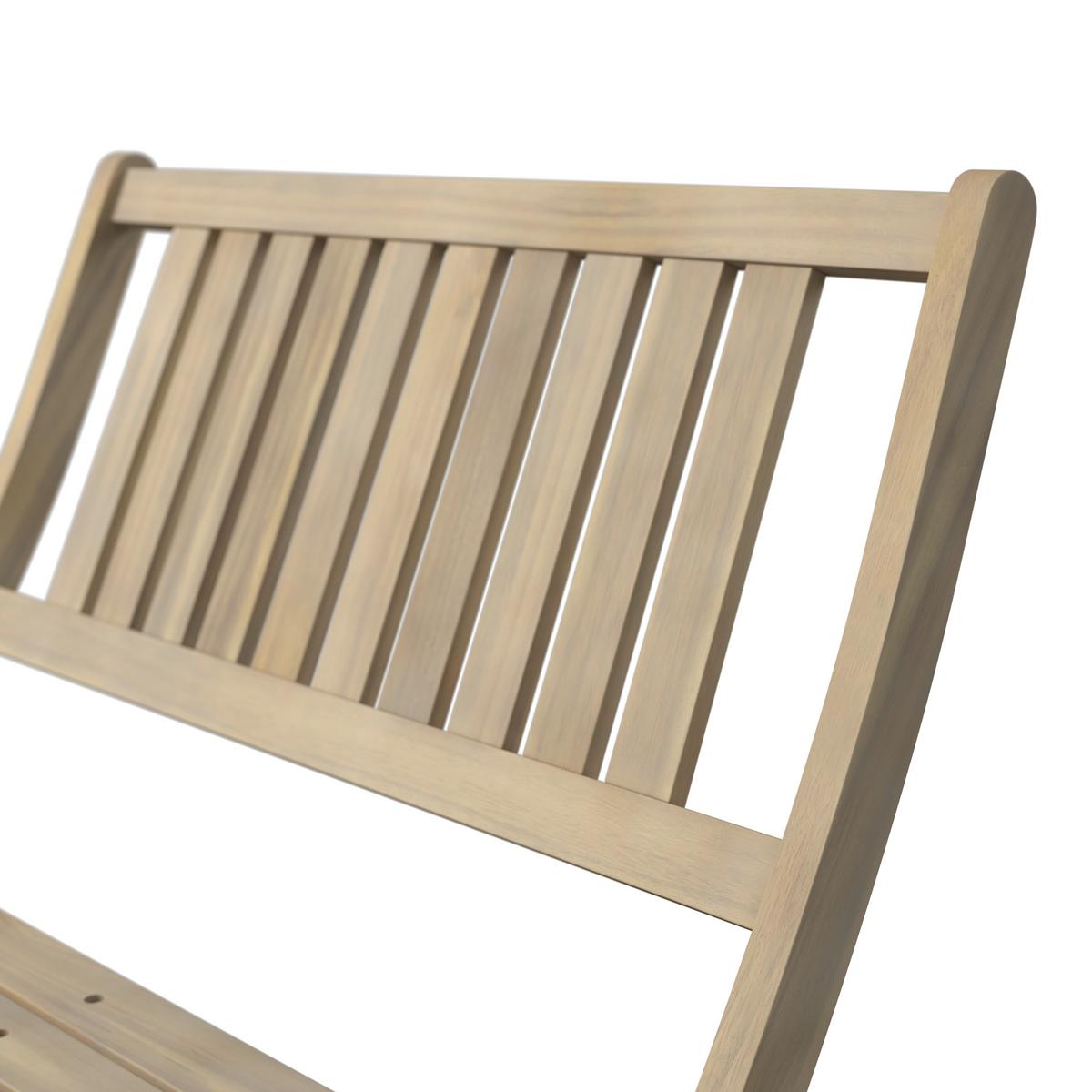 Gartenbank Minsk - Akaziefarben, MODERN, Holz (80/86/54cm) - Beldano