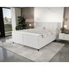 Boxspringbett Mitto mit Topper 180x200 cm - Beige/Schwarz, KONVENTIONELL, Textil/Metall (180/200cm)