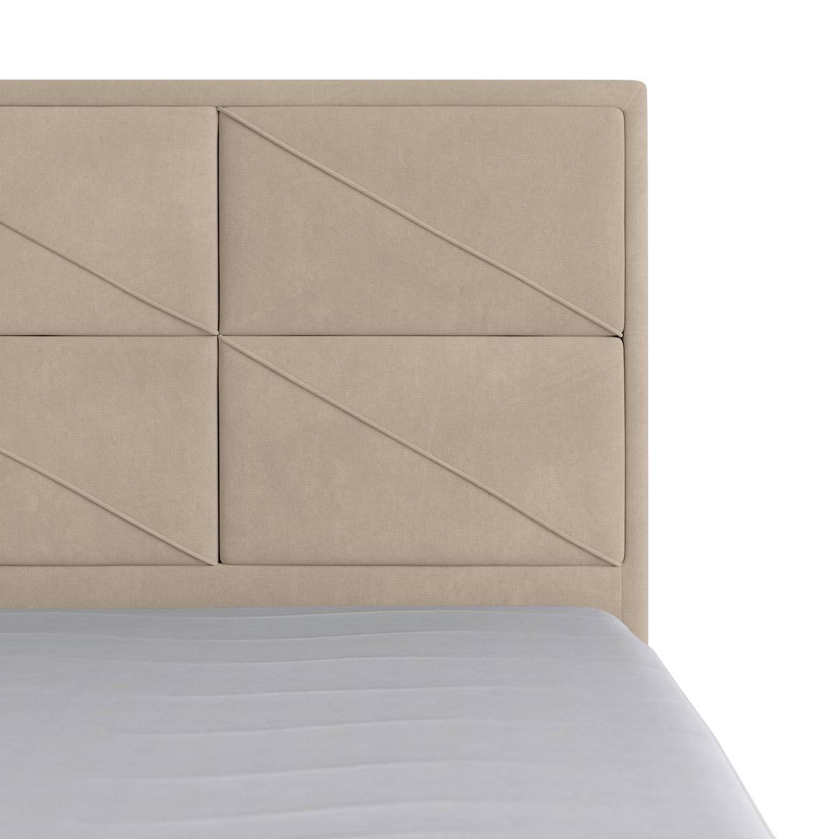 Boxspringbett mit Bettkasten Helsinki 180x200 cm Beige - Beige/Schwarz, MODERN, Holz/Kunststoff (180/200cm) - MID.YOU