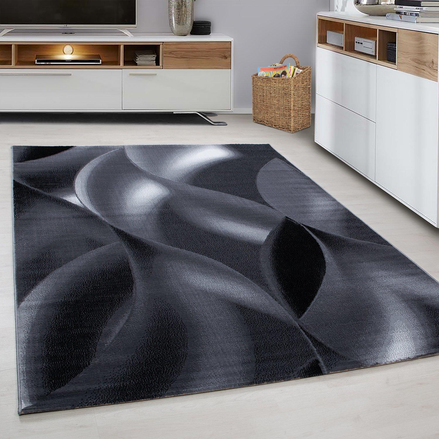 Tkaný koberec 200x290 cm - černá, Konvenční, textil (200/290cm) - Novel