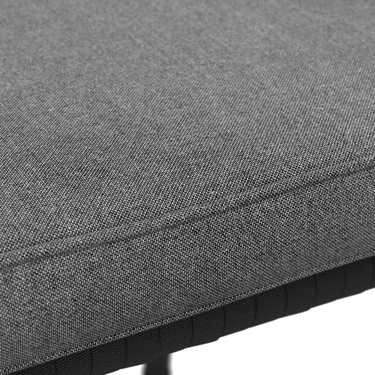 Sada záhradných křesel LEO - tmavě šedá/antracitová, Moderní, kov (59/78/61cm) - Bessagi Garden