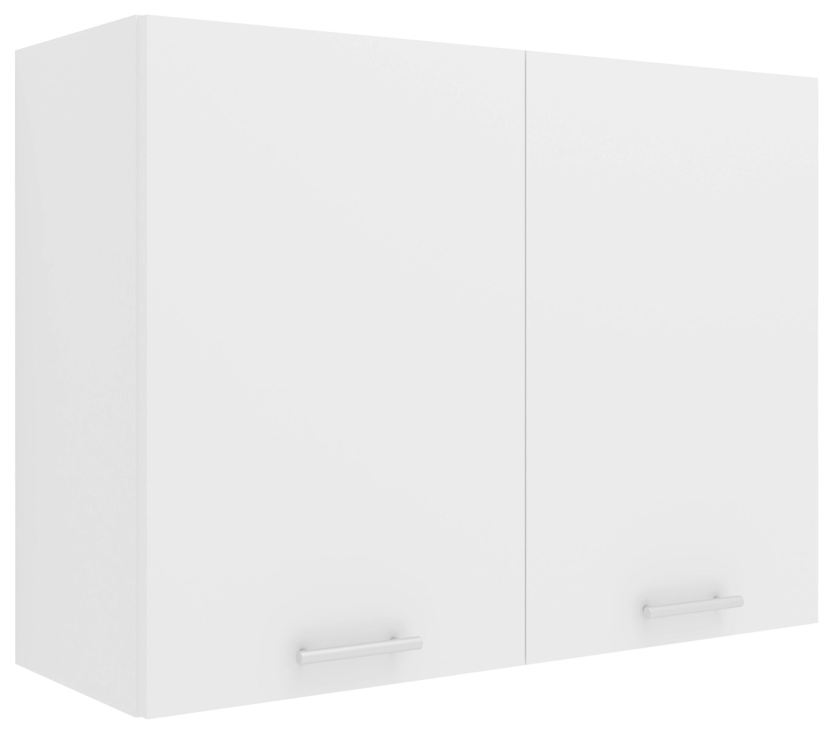 Küchenoberschrank Esilo 80 Cm Weiß 2 Türen - Weiß, KONVENTIONELL, Holzwerkstoff (80/60/31cm) - MID.YOU