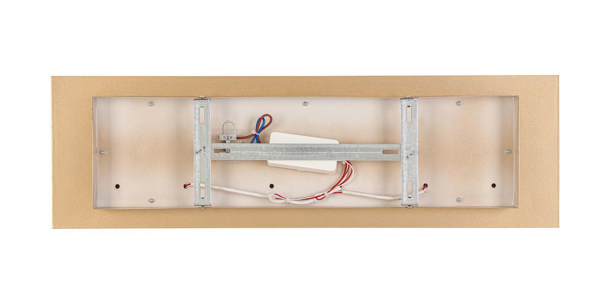 STROPNÉ LED SVIETIDLO EMILORE - čierna/cappuccino, Modern, kov/plast (60/18/5,1cm) - Mömax