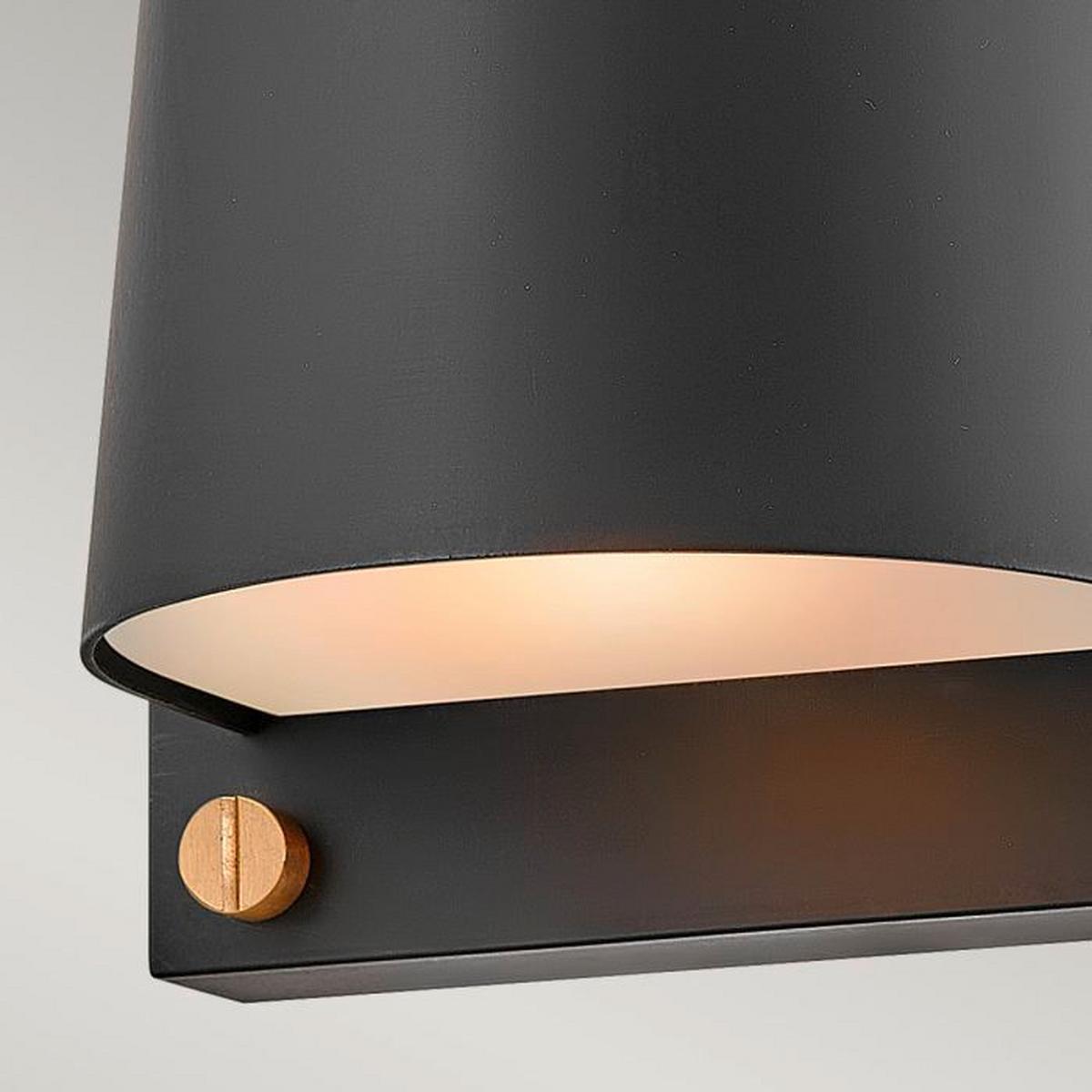 Kültéri Falilámpa Hk-Scout-Bk - fekete, Konventionell, műanyag/fém (12/16.5/16.5cm) - Elstead Lighting
