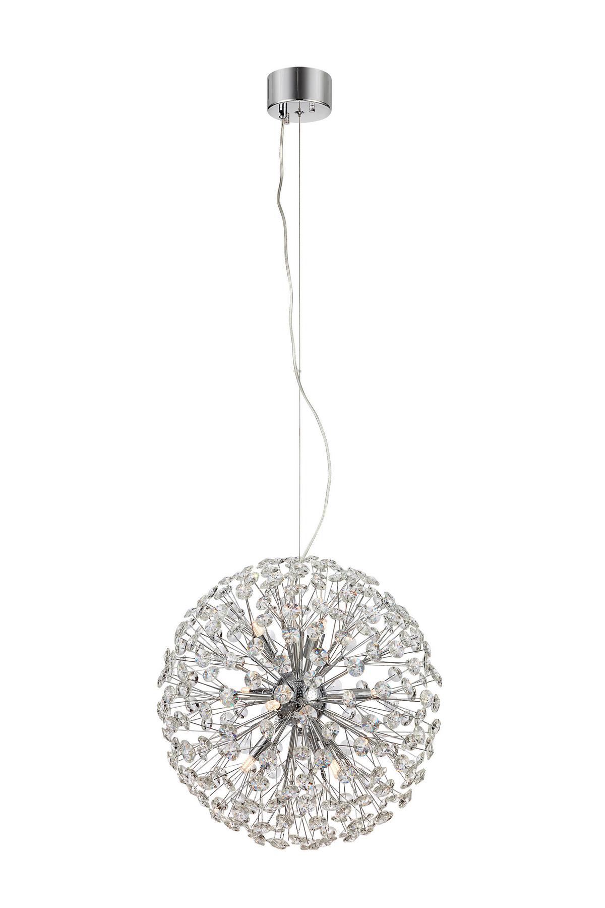 Hängeleuchte Silber, Eisen, 20w - Silberfarben, Basics, Metall (50/50cm) - Markslöjd