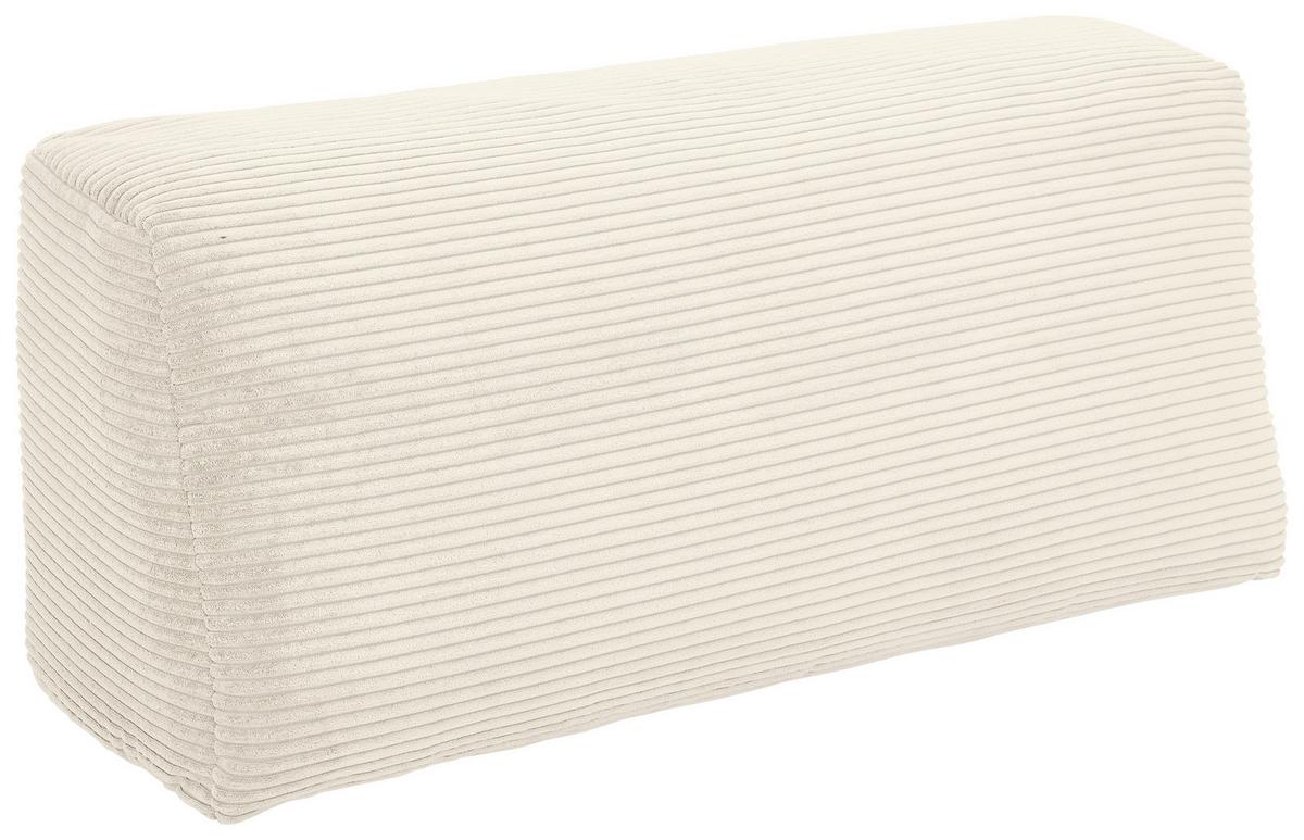 Schlafsofa Vouge Creme Bettkasten, B: 255 Cm - Buchefarben/Creme, KONVENTIONELL, Textil (255/86/123cm) - Livetastic