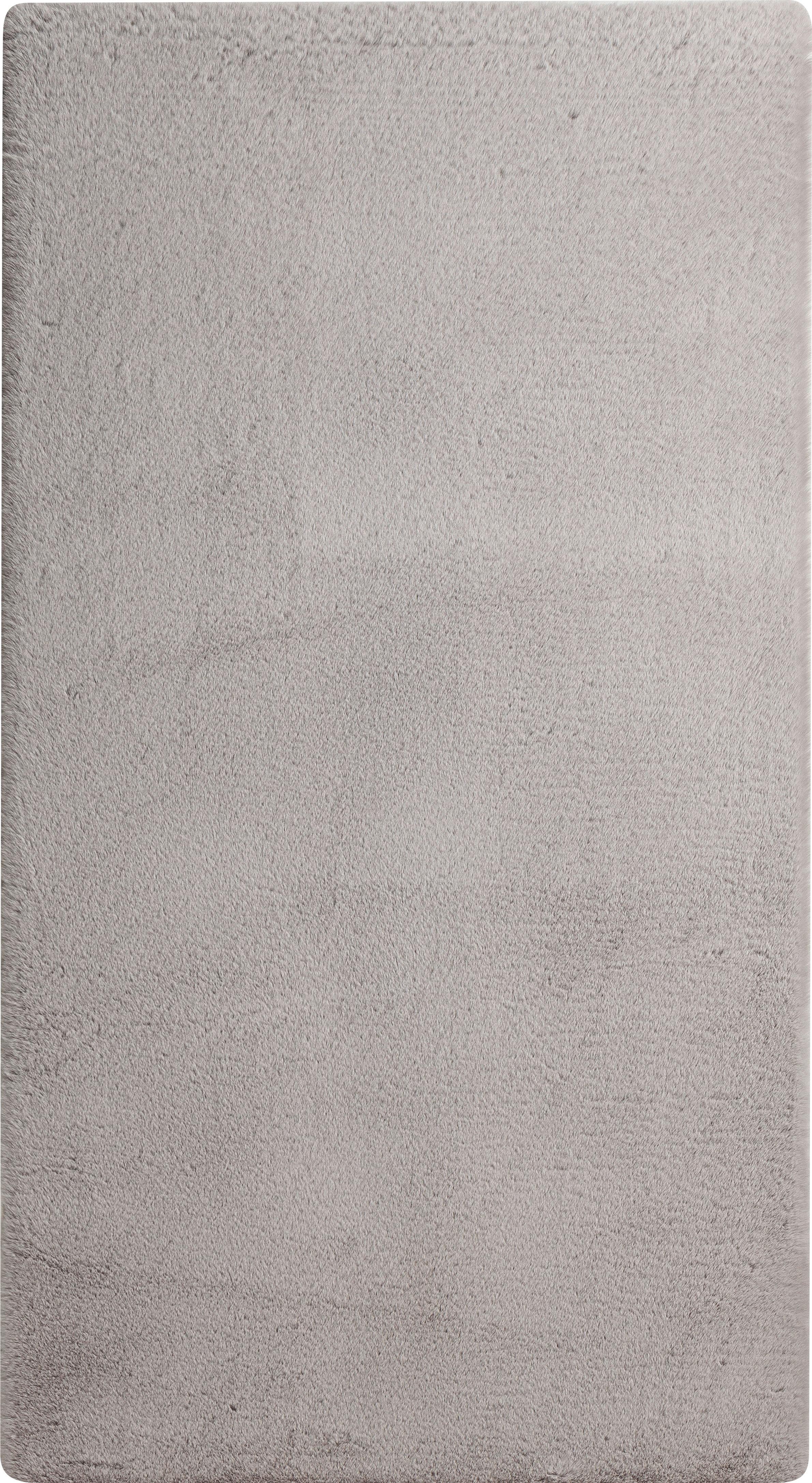 Fellteppich Magarete Silberfarben 80x150 cm - Silberfarben, Textil (80/150cm) - Luca Bessoni