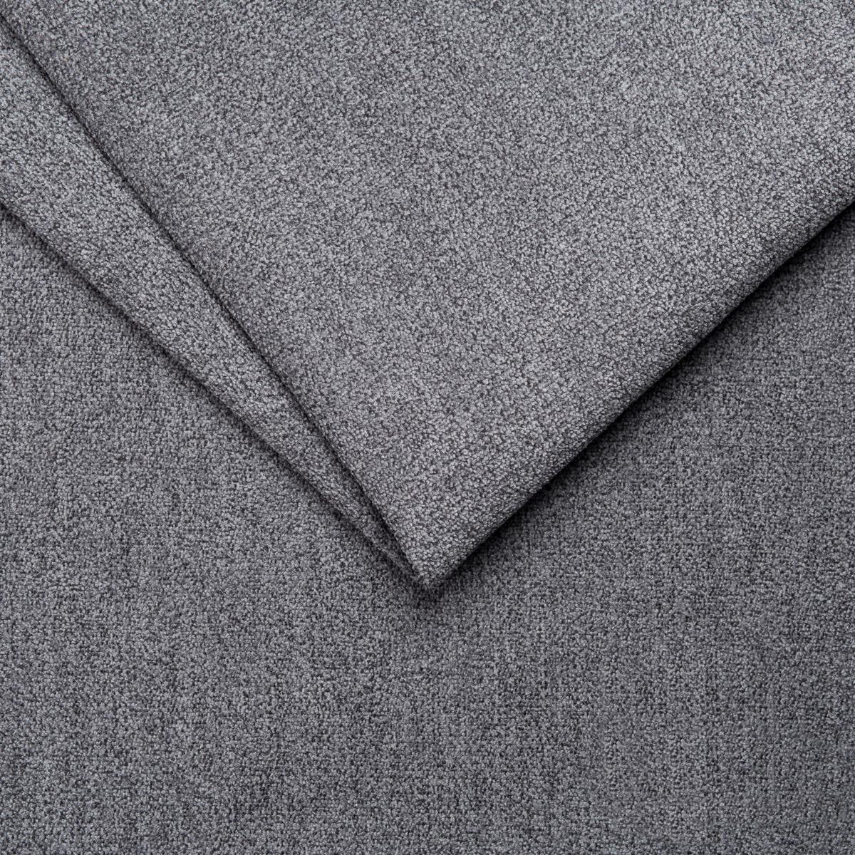 Ecksofa mit Bettkasten Lapis Velours Creme - Dunkelgrau/Schwarz, KONVENTIONELL, Textil (217/255cm) - MID.YOU