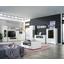 TV-Element Toronto - Silberfarben/Hellgrau, MODERN, Holzwerkstoff (190/53/45,2cm) - Ombra
