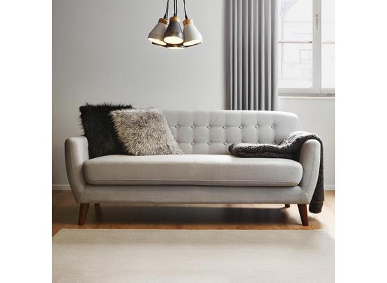 Pohovka Xavier - svetlosivá, Moderný, drevo/textil (176/81/76cm) - Modern Living Pohovka Xavier - svetlosivá, Moderný, drevo/textil (176/81/76cm) - Modern Living